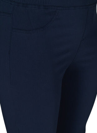 Nauwsluitende capri broek, Navy, Packshot image number 2