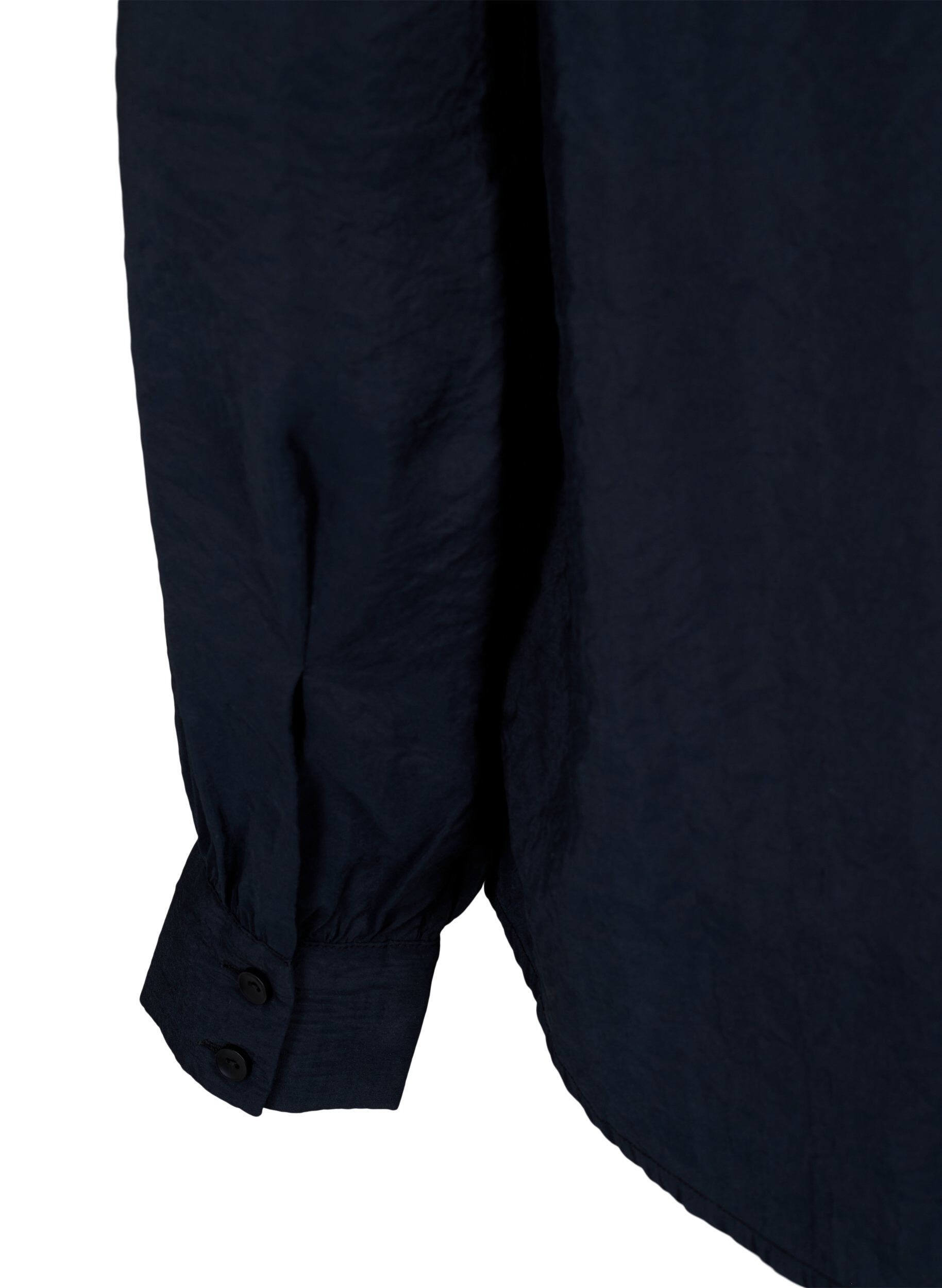 Zizzi Chemise &agrave; manches longues en Modal TENCEL&trade;, Black, Packshot image number 3