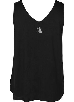 Sportshirt met a-lijn en print, Black Holo, Packshot image number 1