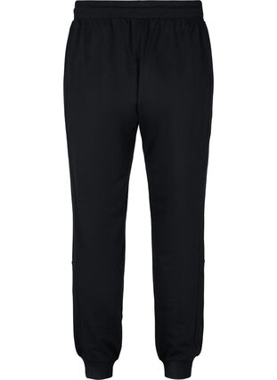 Pantalon de survêtement avec bandes latérales, Black, Packshot image number 1
