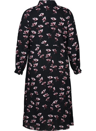 Petite robe, Black AOP, Packshot image number 1