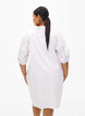 Robe chemise en coton avec broderie anglaise, Off White, Model image number 1