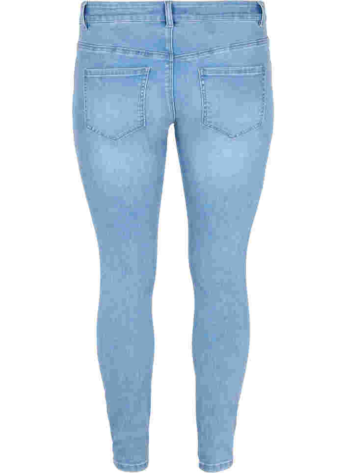 Extra slim Sanna-jeans met borduursel, Light blue, Packshot image number 1