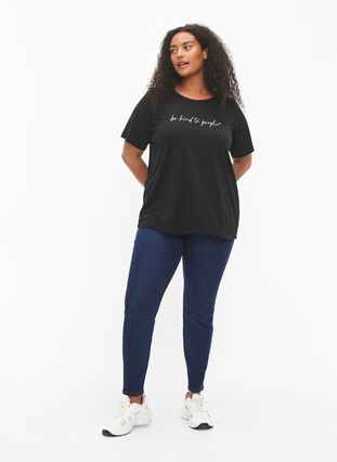 FLASH - T-shirt avec motif, Black Be Kind, Model image number 2
