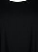 T-shirt en coton de base &agrave; manches 3/4, Noir, Packshot image number 2
