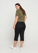 Slim fit Emily capri jeans, Zwart, Model image number 2