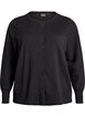 Cardigan en maille fine avec col rond, Noir, Packshot image number 0