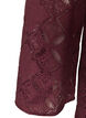 Robe en dentelle avec manches longues et ourlet &agrave; volants, Bordeaux fonc&eacute;, Packshot image number 3