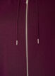 Lange hoodie met ritssluiting en zakken, Paars, Packshot image number 2