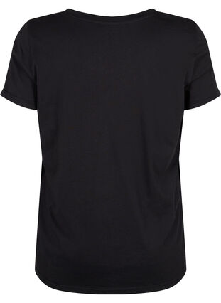 T-shirt de sport avec imprimé, Black w. Be Original, Packshot image number 1