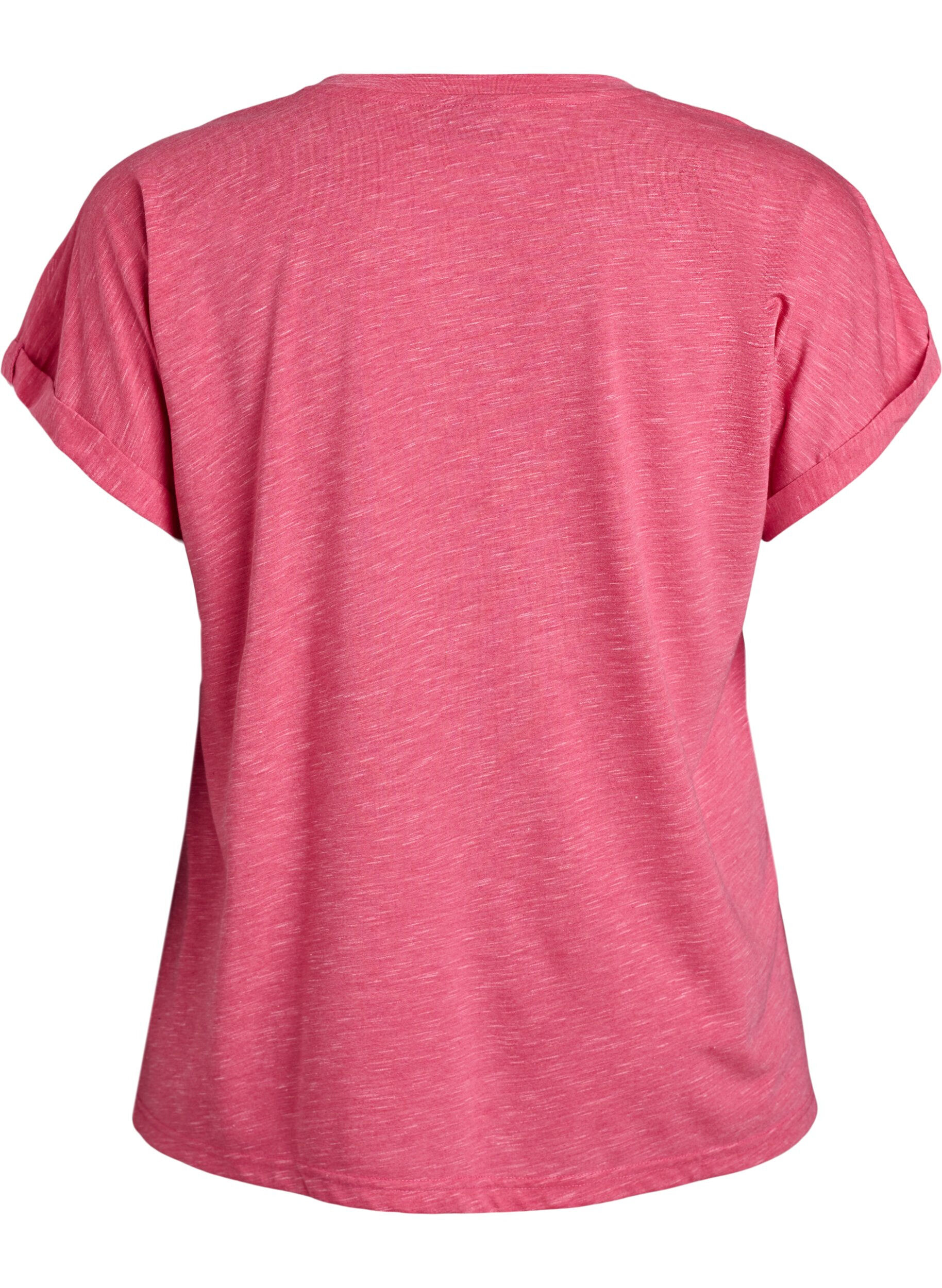 ZizziLosse workout T-shirt met korte mouwen, Roze, Packshot image number 1