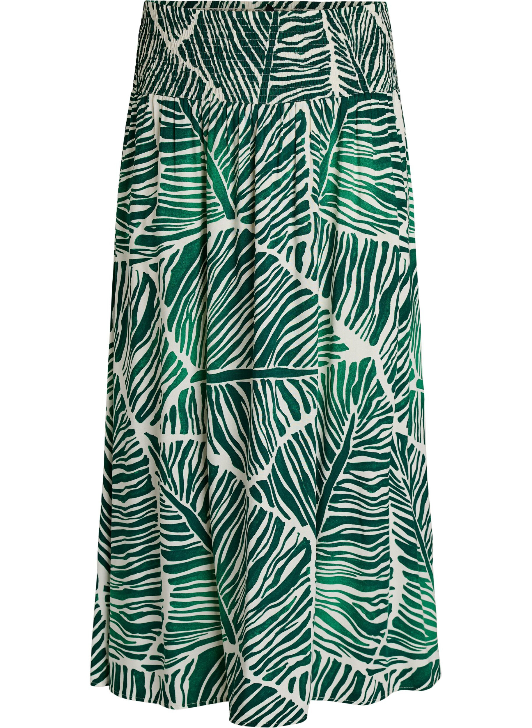 FLASH - Viscose maxi-rok met smock