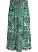 Jupe longue en viscose avec smocks, Vert, Packshot image number 0