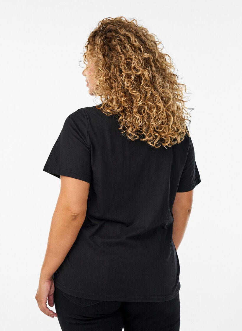 FLASH - T-shirt imprimé, Noir, Model image number 2