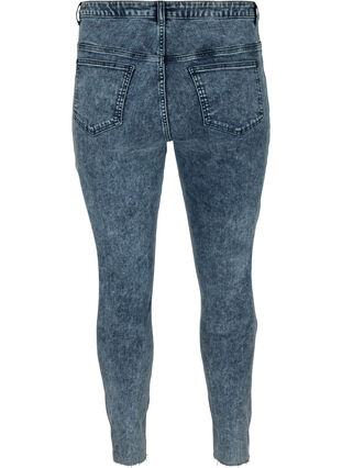 Cropped Bea jeans met extra hoge taille, Blue Snow Wash, Packshot image number 1