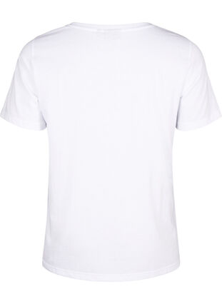 Katoenen T-shirt met ronde hals en print, B. White W. Hearts, Packshot image number 1