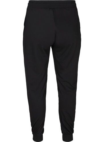 Pantalon de sport ample avec des poches, Black, Packshot image number 1