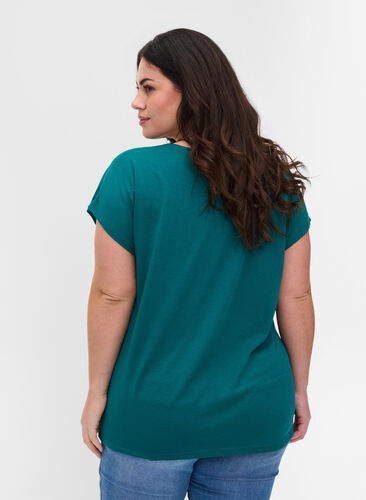 T-shirt en mélange coton, Everglade, Model image number 1