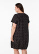 Robe en coton &agrave; manches courtes avec imprim&eacute;, Marron, Model image number 2