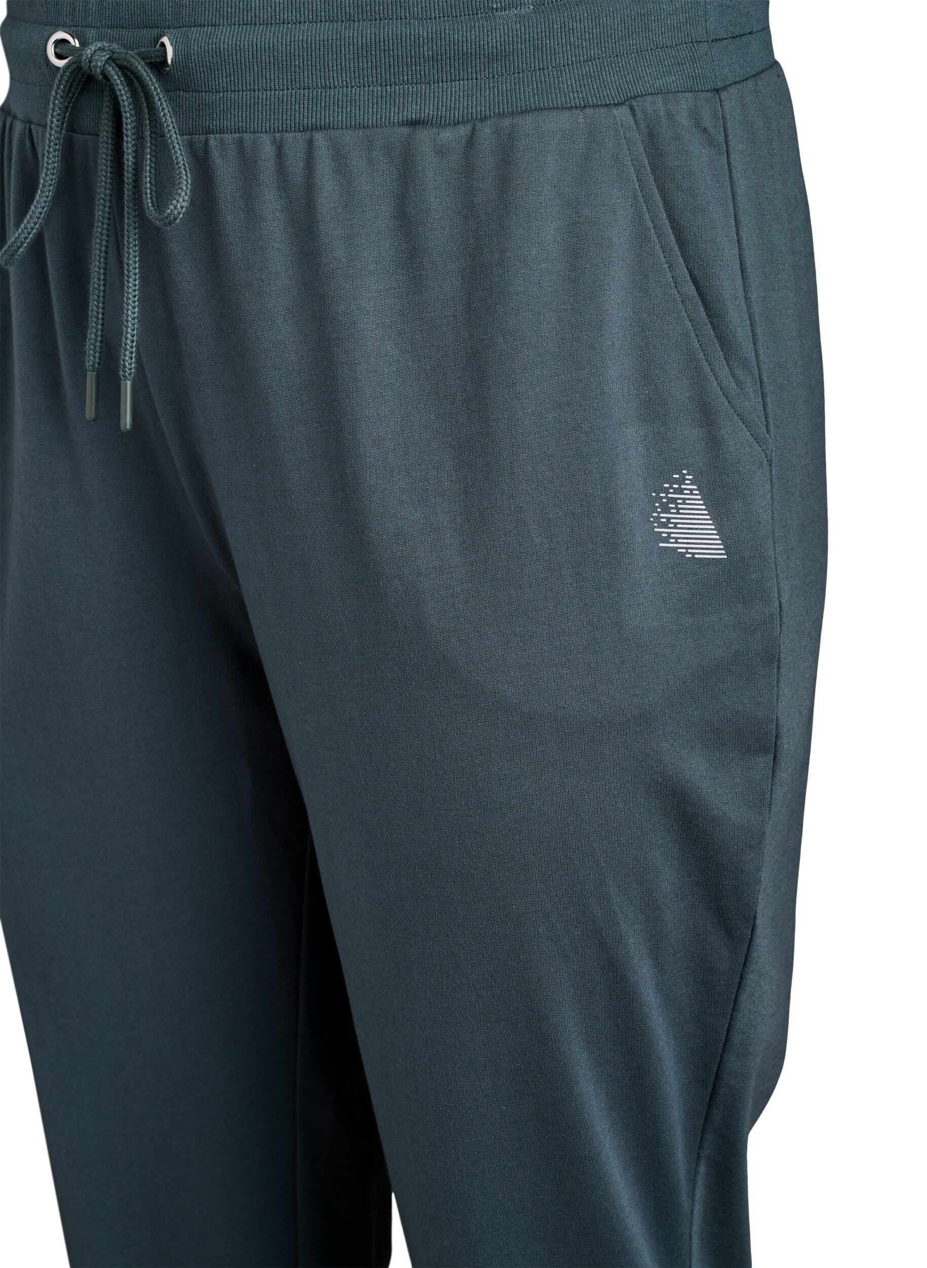 ZizziPantalon de surv&ecirc;tement ample avec poches, Vert fonc&eacute;, Packshot image number 2
