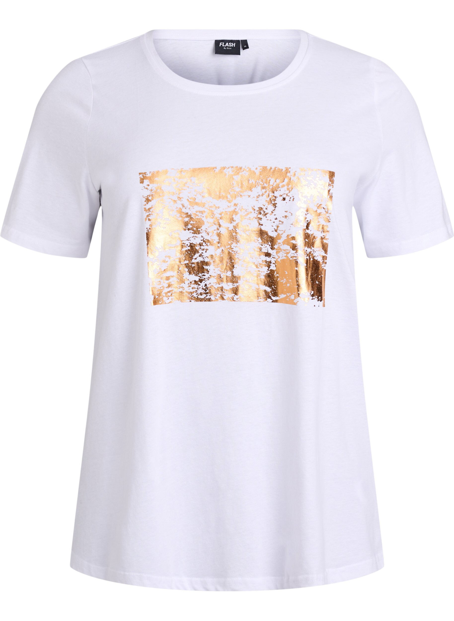 ZizziT-shirt met print, Wit, Packshot image number 0