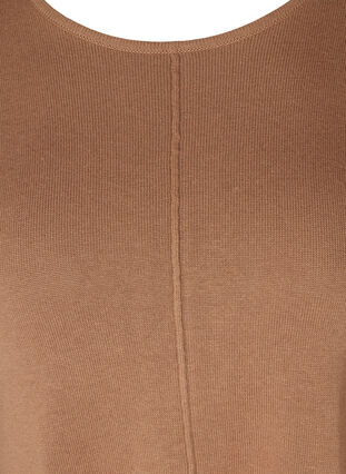 Gebreide blouse met a-lijn, Burro, Packshot image number 2