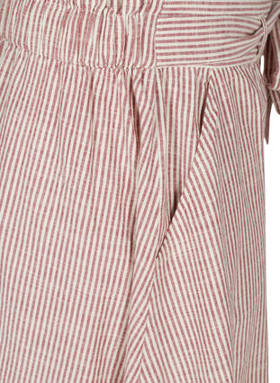 Jupe rayée avec poches en coton, Dry Rose Stripe, Packshot image number 3