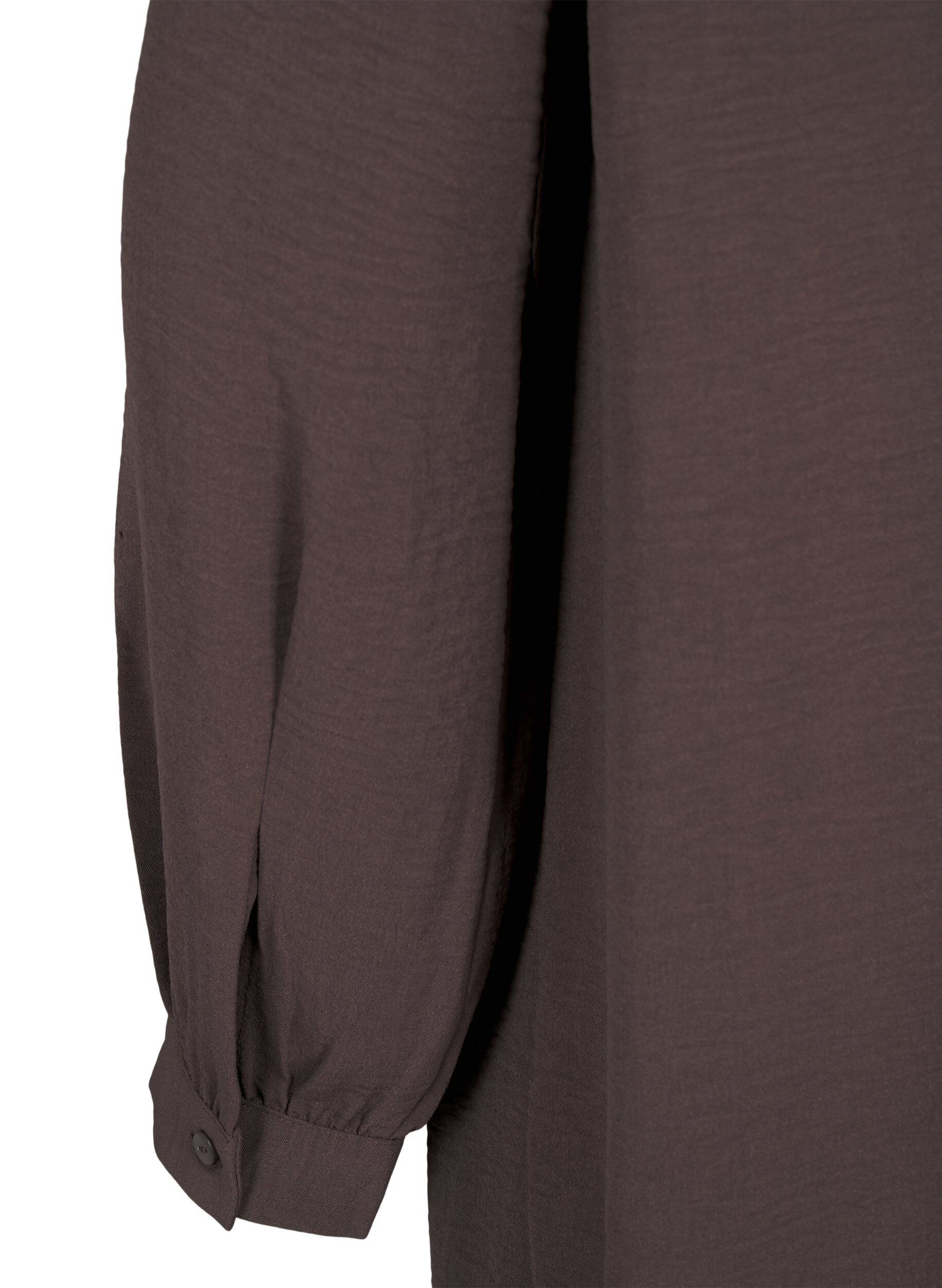 ZizziJurk met lange mouwen en details met ruches, Chocolate Martini, Packshot image number 3