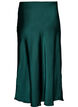 Jupe midi en satin, Vert fonc&eacute;, Packshot image number 1