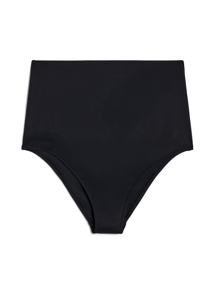 Bikinislip met extra hoge taille, Zwart, Packshot image number 0