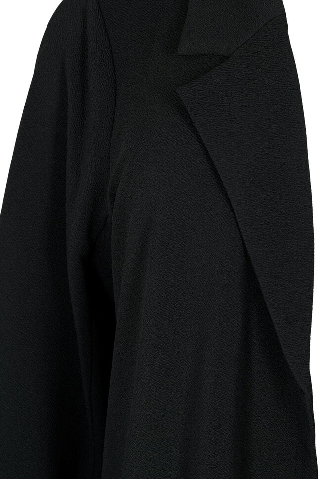Blazer long avec des poches, Noir, Packshot image number 2