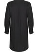 Chemise longue en lin et viscose, Noir, Packshot image number 1