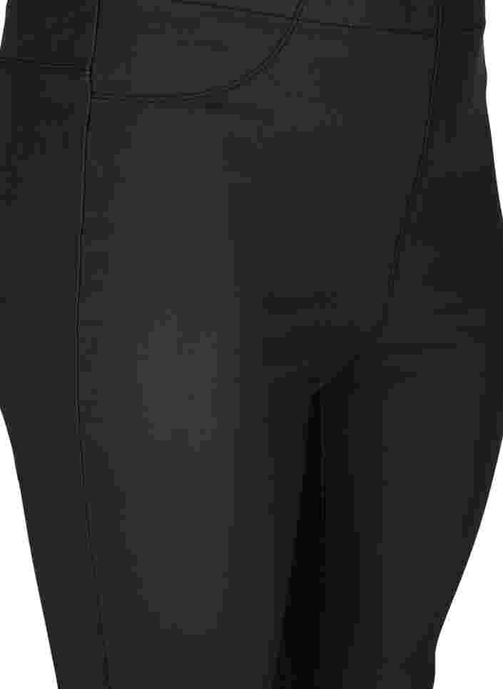 Gecoate legging met split, Black, Packshot image number 2