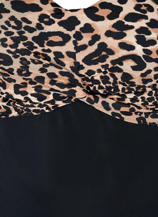 Badpak met beugel en luipaardprint, Black Leo, Packshot image number 2