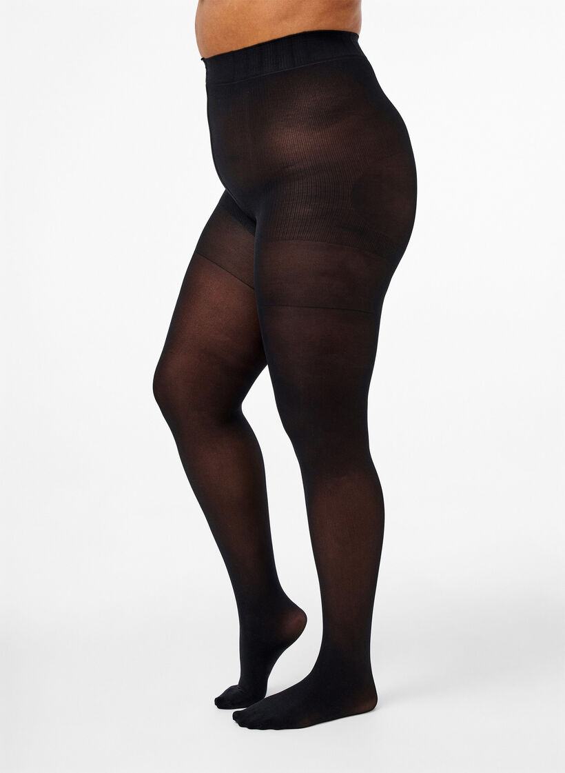 Collants 60 deniers, Noir, Model image number 0