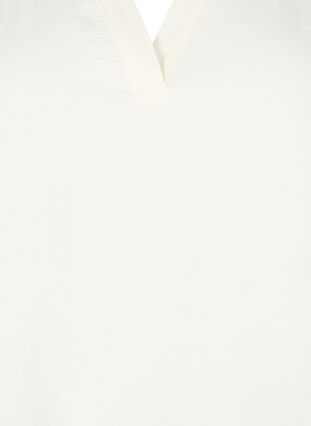 Mouwloze top met kreukeffecten, Egret, Packshot image number 1