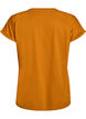 T-shirt met korte mouwen van katoenmix, Oranje, Packshot image number 1