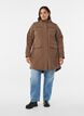 Veste softshell r&eacute;sistante &agrave; l'eau avec doublure matelass&eacute;e, Marron, Model image number 1