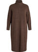 Robe pull avec col roul&eacute; et fentes, Marron, Packshot image number 0