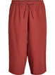 Culotte broek van katoen met hoge taille, Rood, Packshot image number 0