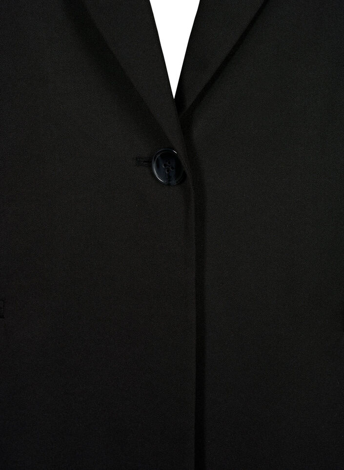FLASH - Blazer simple avec bouton, Noir, Packshot image number 2