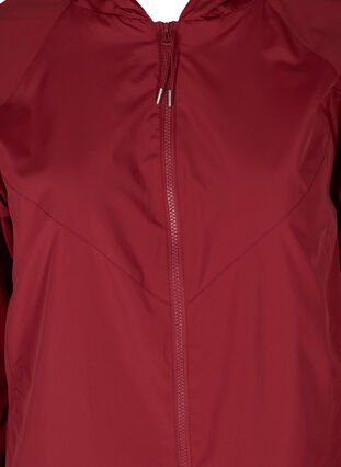 Veste courte avec fermeture éclair et capuche, Rio Red, Packshot image number 2