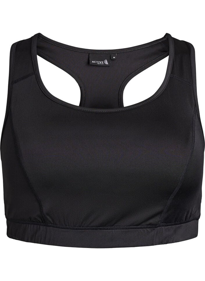 Brassi&egrave;re de sport avec dos nageur, Noir, Packshot image number 0