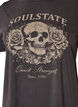 Grafisch T-shirt van biologisch katoen, Beige, Packshot image number 2
