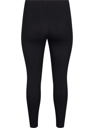 FLASH - 2-pack leggings en coton, Black / Black, Packshot image number 1