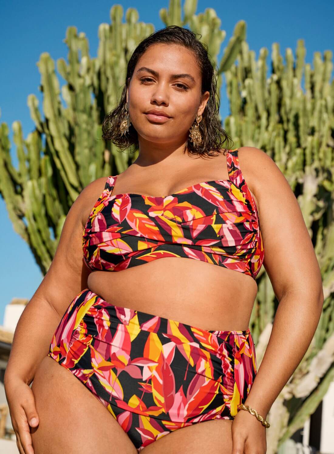 ZizziBikiniset met bladeren, , Model