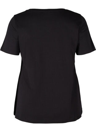 Kerst t-shirt in katoen, Black Gift, Packshot image number 1