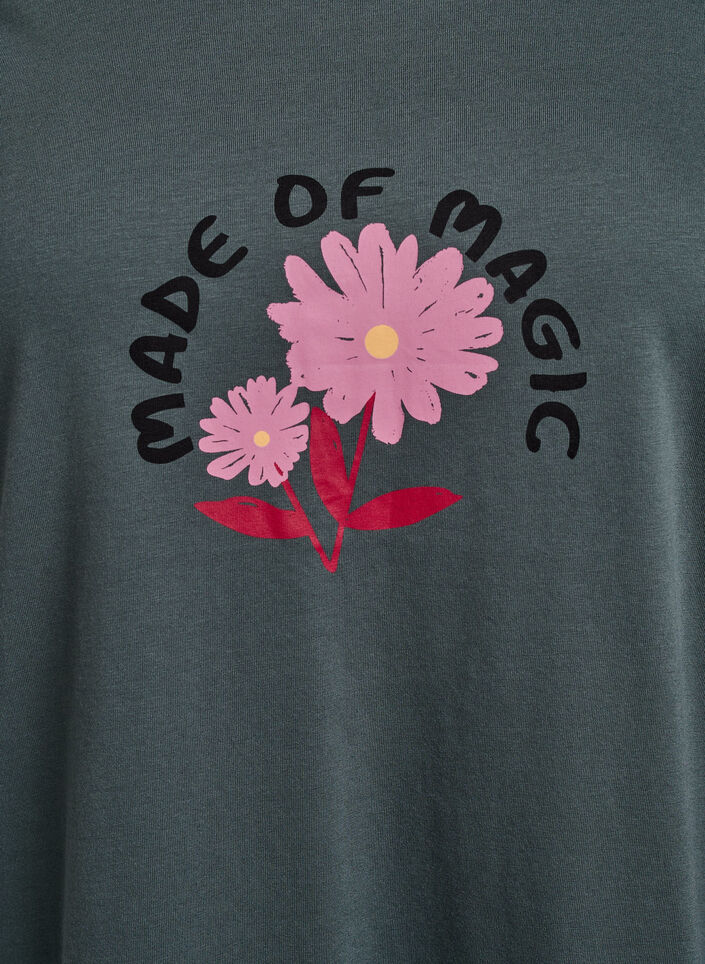 T-shirt imprim&eacute;, Vert, Packshot image number 2