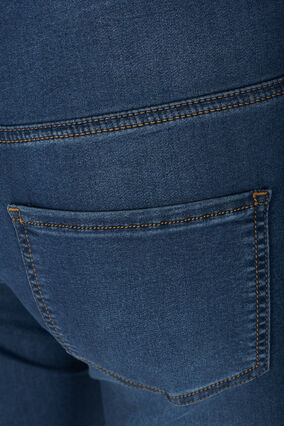 Extra slim fit Amy jeans met hoge taille, Blue d. washed, Packshot image number 3