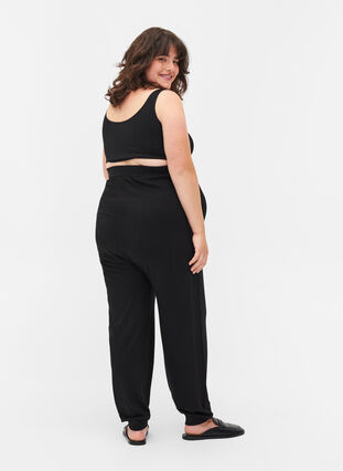 Pantalon de grossesse en tricot, Black, Model image number 1